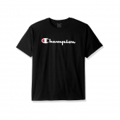 Champion Boys' Jersey Tee, Script Logo