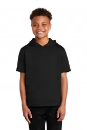 Sport-Tek YST251 Youth Sport-Wick Fleece Short Sleeve Hooded Pullover