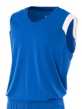 A4 N2340 Moisture Management V-Neck Muscle Tee For Adult Size Male