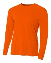 A4 N3165 Cooling Performance Long Sleeve Crew For Adult Size Male