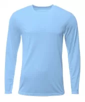 A4 N3425 Sprint Long Sleeve Tee For Adult Size Male