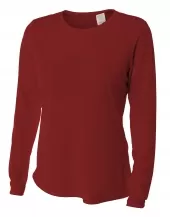 A4 NW3002 Long Sleeve Cooling Performance Crew For Adult Size Female