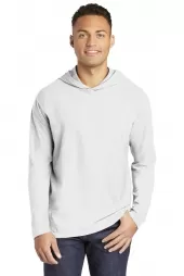 COMFORT COLORS Heavyweight Ring Spun Long Sleeve Hooded Tee. 4900