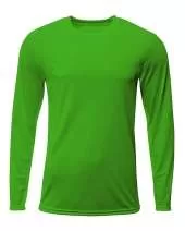 A4 N3425 Sprint Long Sleeve Tee For Adult Size Male