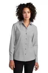 MERCER+METTLE Women's Long Sleeve Stretch Woven Shirt MM2001