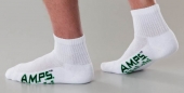 AMPS 5871 Men's Quarter Crew Proformance Sock