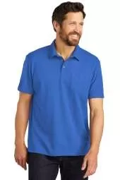 Port Authority K868 C-FREE Cotton Blend Pique Pocket Polo