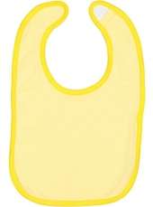 Rabbit Skins 1004 Infant Contrast Trim Bib