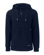 Cutter & Buck Roam Eco Half Zip Recycled Mens Pullover Hoodie