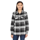 Burnside 5210 Women'S Yarn-Dyed Flannel