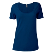 Platinum P504C Ladies Scoop Cvc Short-Sleeve Scoop Neck Tee