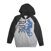 Boy's Graphic Full Zip Hoodie w/FreshIQ
