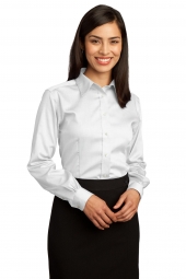 Ladies Non-Iron Pinpoint Oxford Shirt