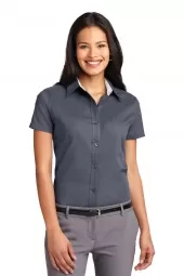 Ladies Short Sleeve Easy Care Shirt