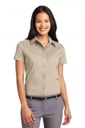 Ladies Short Sleeve Easy Care Shirt