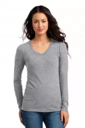 Juniors The Concert Tee Long Sleeve V-Neck